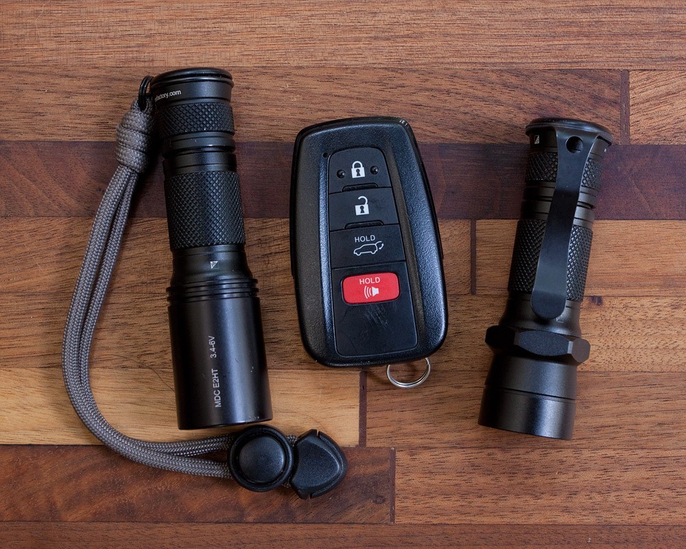 EDC pocket flashlights are compact yet powerful and easy to carry.